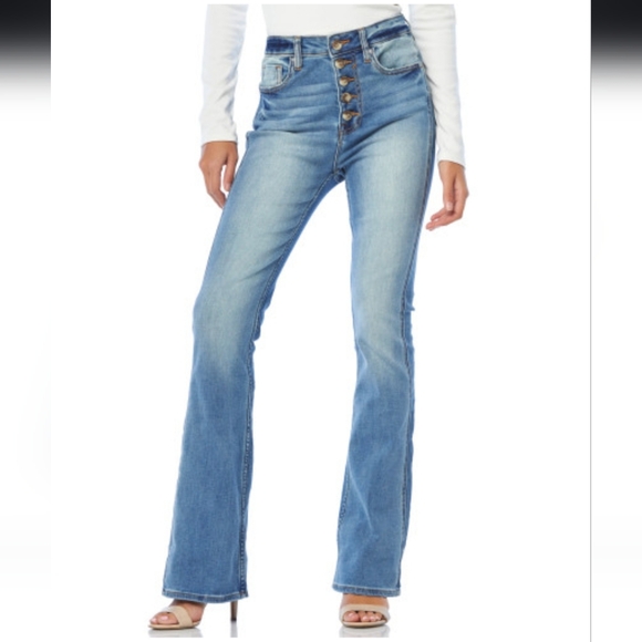 Lana High Rise Bootcut Jeans Size: 27|Color: Medium Wash - Picture 1 of 1
